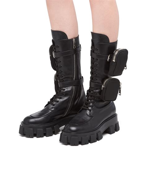 bottes prada monolith|prada boots monolith.